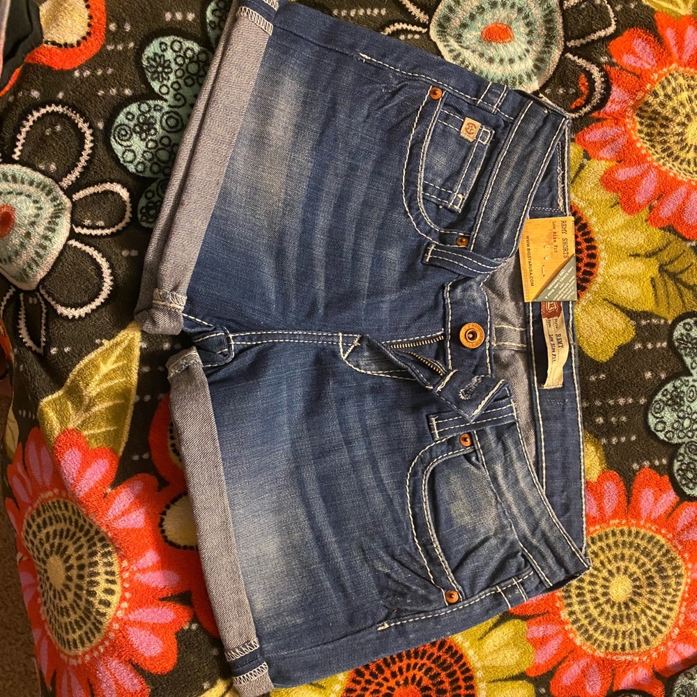 low rise big star jean shorts